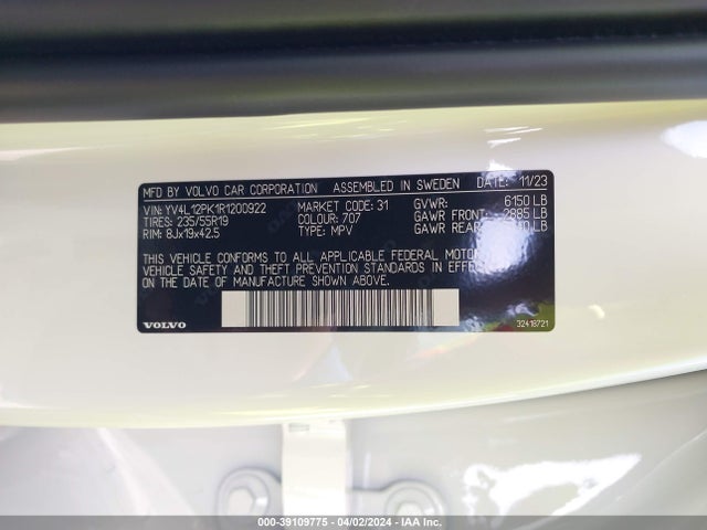 YV4L12PK1R1200922 Volvo Xc90 B5 Core Bright Theme