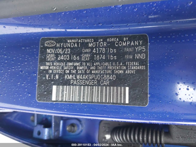 Hyundai ELANTRA N 2023 KMHLW4AK9PU018840 Image 9