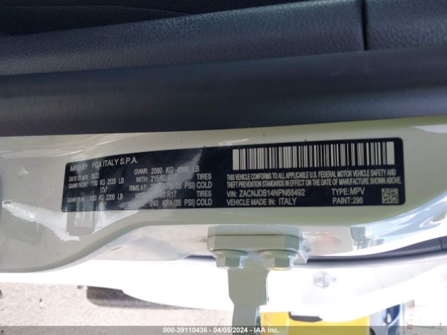 ZACNJDB14NPN68492 Jeep Renegade Latitude 4x4