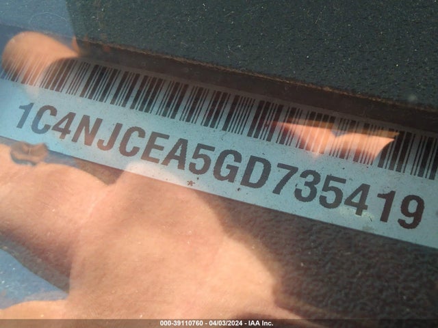 Jeep Compass Latitude 2016 1C4NJCEA5GD735419 Image 9