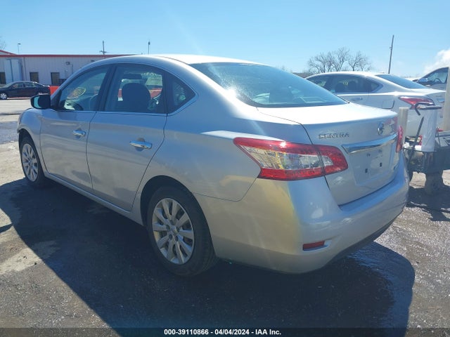 Nissan SENTRA S 2014 3N1AB7AP0EL656943 Image 3