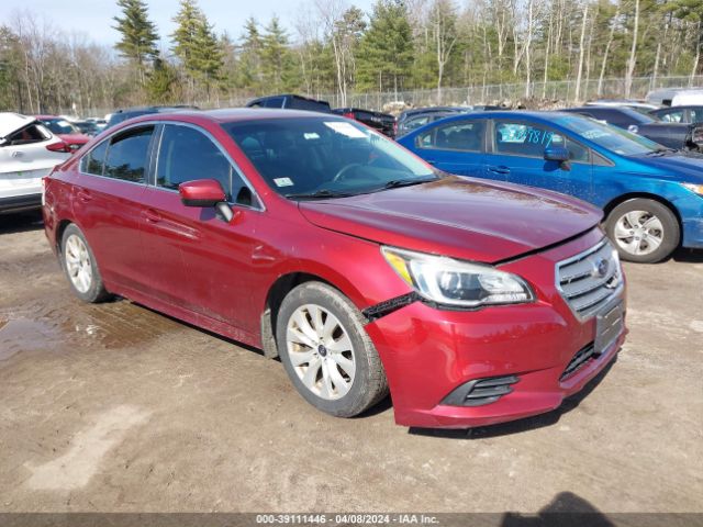 Продажа на аукционе авто 2015 Subaru Legacy 2.5i Premium, vin: 4S3BNAC6XF3029836, номер лота: 39111446