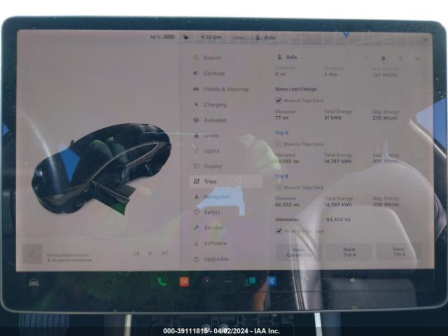 5YJ3E1EA3KF410365 Tesla MODEL 3