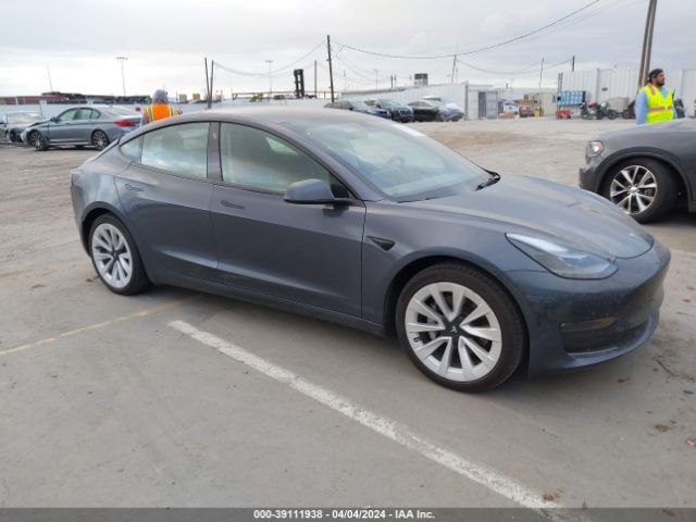 Продажа на аукционе авто 2022 Tesla Model 3 Long Range Dual Motor All-wheel Drive, vin: 5YJ3E1EB4NF322261, номер лота: 39111938