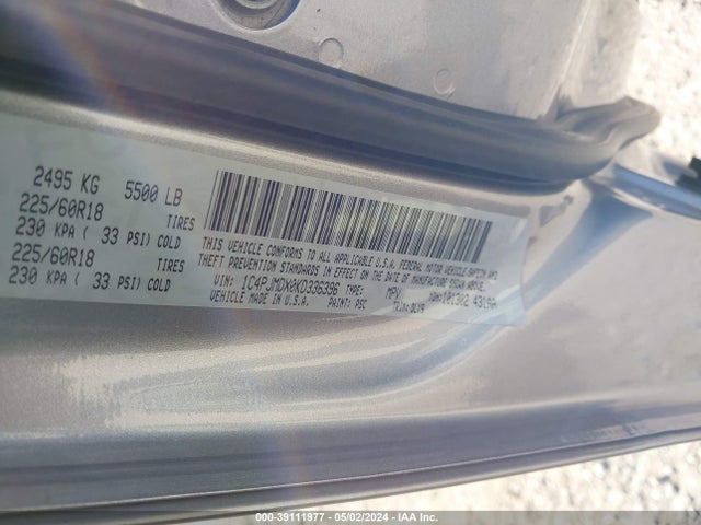 1C4PJMDX0KD336396 Jeep Cherokee Limited 4x4