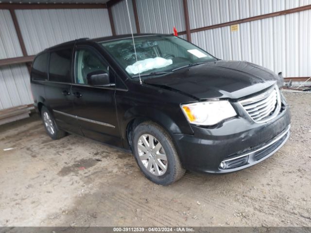 2016 Chrysler Town & Country Touring მანქანა იყიდება აუქციონზე, vin: 2C4RC1BG4GR291164, აუქციონის ნომერი: 39112539