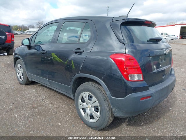 Chevrolet Trax 1ls 2016 KL7CJKSB7GB559304 Image 3