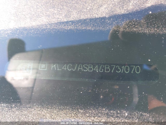 KL4CJASB4GB731070 Buick Encore
