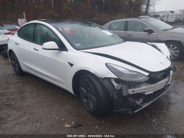 Aukcja sprzedaży 2023 Tesla Model 3 Rear-wheel Drive, vin: 5YJ3E1EA6PF487819, numer aukcji: 39112983