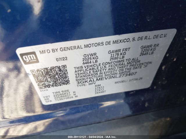 2022 GMC TERRAIN 3GKALMEV3NL273407 Photo 8