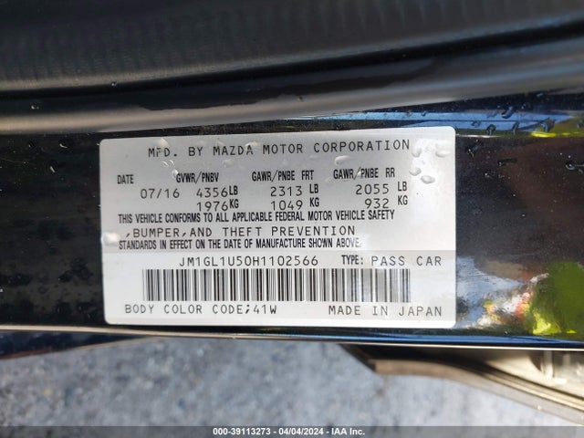 Mazda Mazda6 Sport 2017 JM1GL1U50H1102566 Image 9