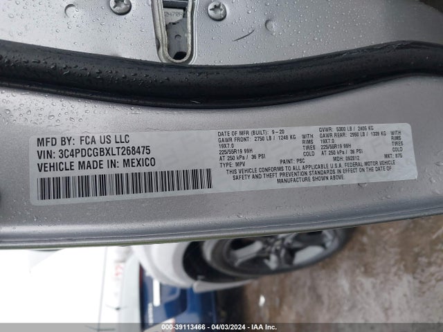 Dodge Journey Crossroad 2020 3C4PDCGBXLT268475 Image 9