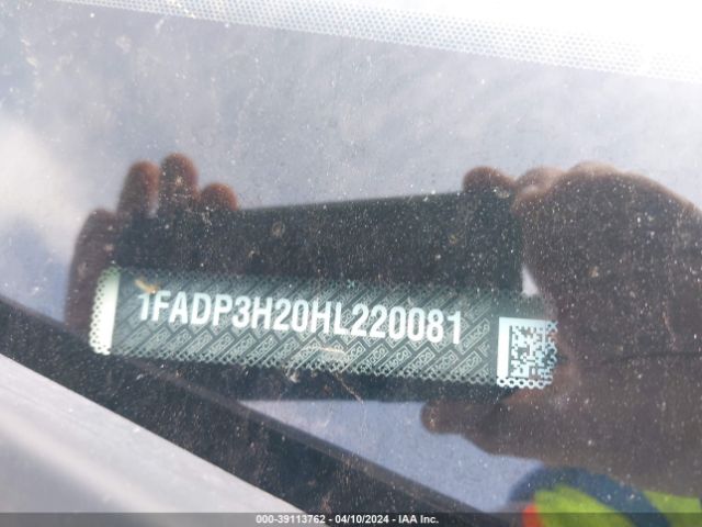 1FADP3H20HL220081 Ford FOCUS SEL