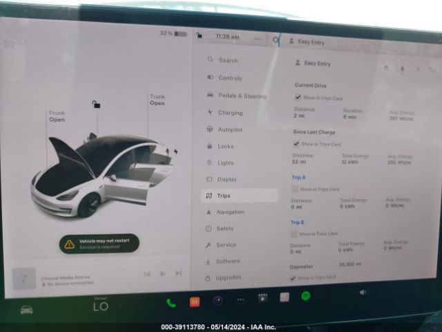 5YJ3E1EB1KF511929 Tesla Model 3 Long Range/performance