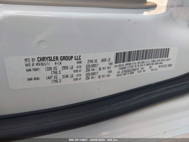 2C4RDGBG2ER366747 Dodge Grand Caravan American Value Pkg