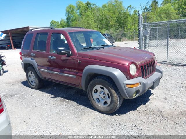 Auction sale of the 2003 Jeep Liberty Sport, vin: 1J4GL48K43W551630, lot number: 39114022