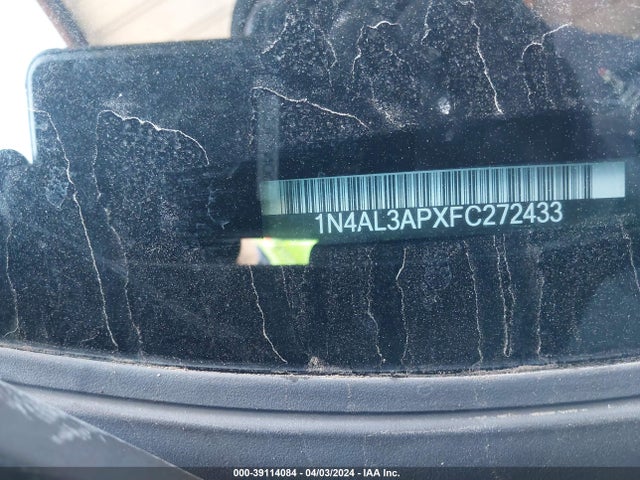 Nissan Altima 2.5 S 2015 1N4AL3APXFC272433 Image 9