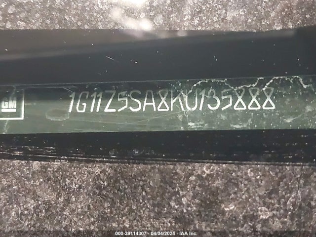 Chevrolet IMPALA LT 2019 1G11Z5SA8KU135888 Image 9