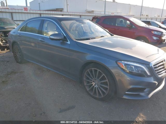 Aukcja sprzedaży 2016 Mercedes-benz S 550, vin: WDDUG8CBXGA264524, numer aukcji: 39114733