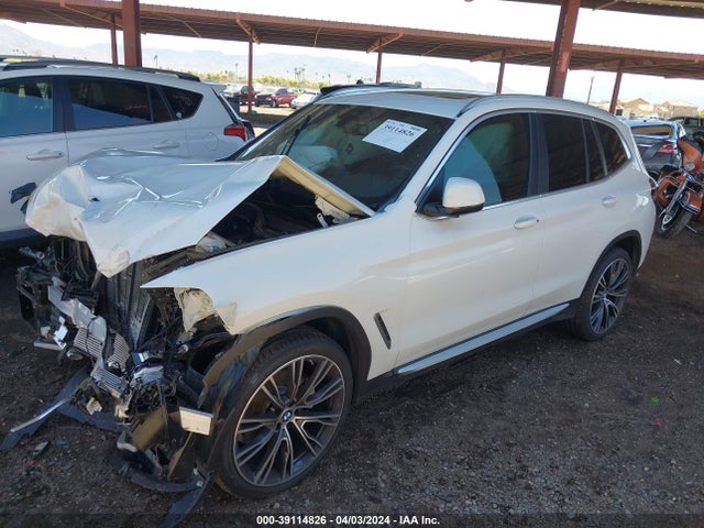 BMW X3 Xdrive30i 2022 5UX53DP02N9K85814 Image 2