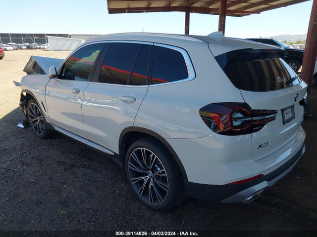 BMW X3 Xdrive30i 2022 5UX53DP02N9K85814 Image 3