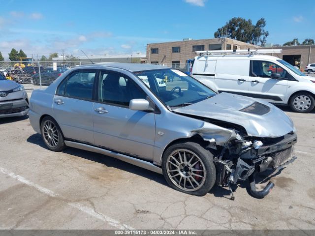 2006 MITSUBISHI LANCER EVOLUTION JA3AH86CX6U066780