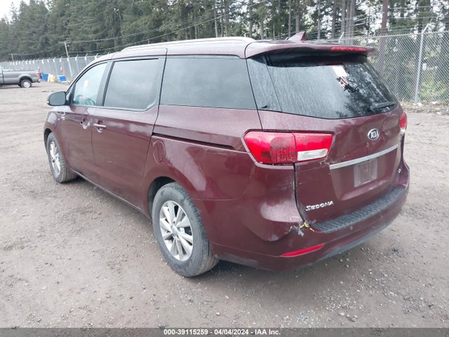 KIA SEDONA LX 2016 KNDMB5C12G6151149 Image 3