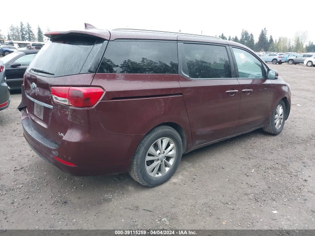 KIA SEDONA LX 2016 KNDMB5C12G6151149 Image 4
