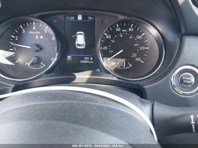 JN1BJ1CV3NW349034 Nissan Rogue Sport Sl Fwd Xtronic Cvt