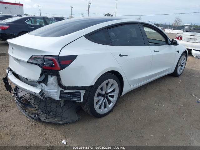 Tesla Model 3 Rear-wheel Drive 2022 5YJ3E1EA0NF359640 Image 4