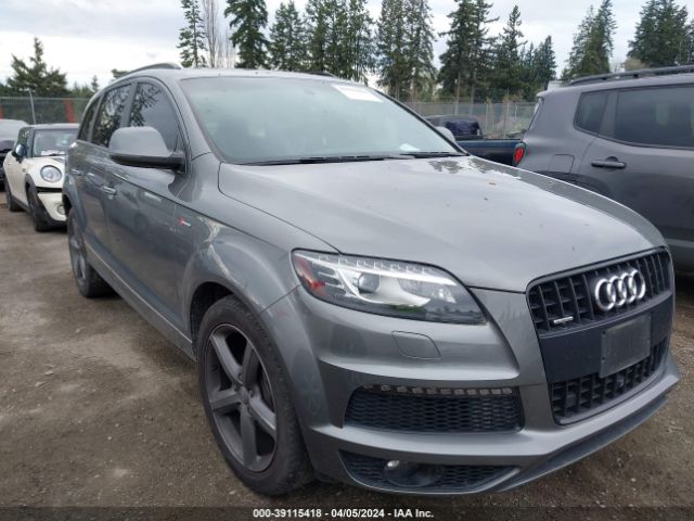 2015 Audi Q7 3.0t S Line Prestige მანქანა იყიდება აუქციონზე, vin: WA1DGAFE3FD005551, აუქციონის ნომერი: 39115418