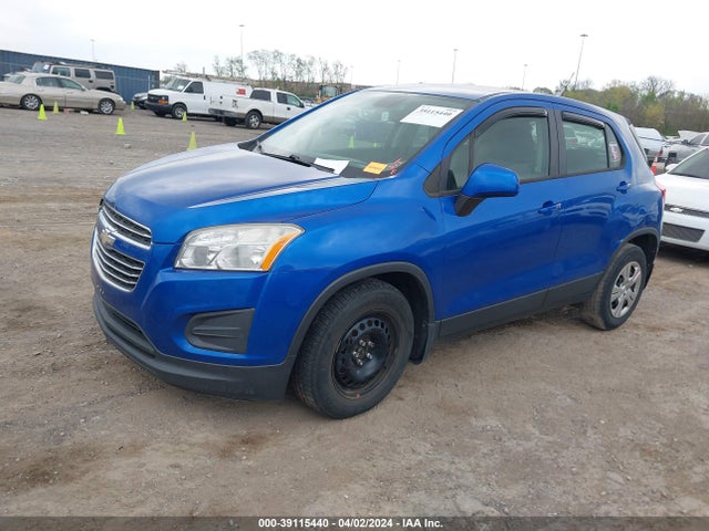 Chevrolet Trax 1ls 2015 KL7CJKSB4FB157934 Image 2