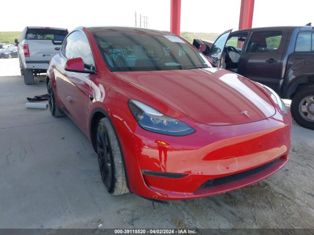 2023 Tesla Model Y Awd/performance Dual Motor All-wheel Drive მანქანა იყიდება აუქციონზე, vin: 7SAYGDEF0PF754954, აუქციონის ნომერი: 39115520