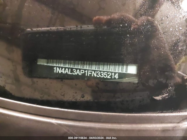 Nissan Altima 2.5 S 2015 1N4AL3AP1FN335214 Image 9