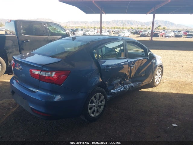 KIA RIO LX 2016 KNADM4A34G6685856 Image 4