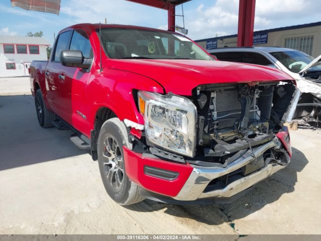 Auction sale of the 2021 Nissan Titan Sv 4x2, vin: 1N6AA1EE3MN530304, lot number: 39116306