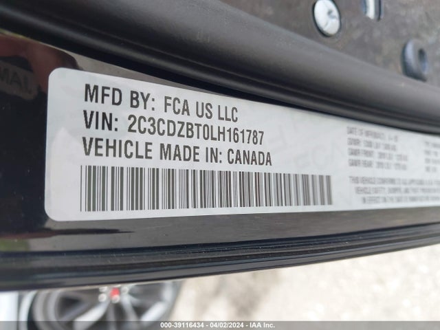Dodge Challenger R/t 2020 2C3CDZBT0LH161787 Image 9