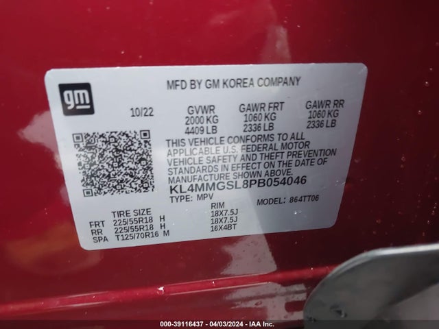 Buick Encore Gx Essence Awd 2023 KL4MMGSL8PB054046 Image 9