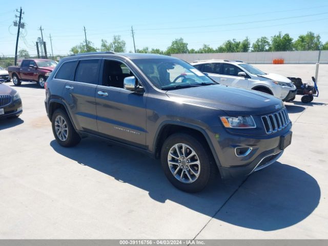 Продажа на аукционе авто 2015 Jeep Grand Cherokee Limited, vin: 1C4RJEBG4FC822920, номер лота: 39116756