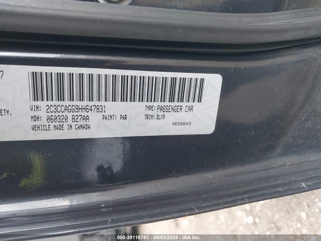 2C3CCAGG9HH647831 Chrysler 300 300s Awd
