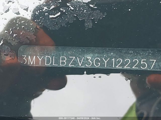 3MYDLBZV3GY122257 Scion IA