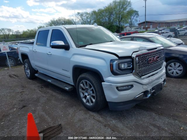 Продажа на аукционе авто 2018 Gmc Sierra 1500 Denali, vin: 3GTU2PEC7JG587415, номер лота: 39117345