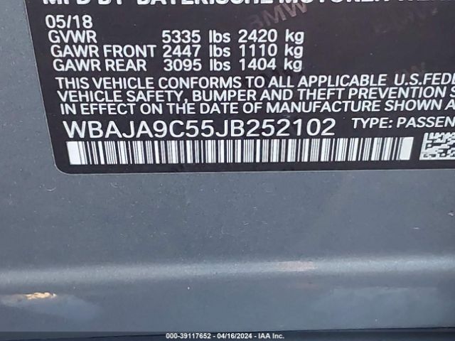 WBAJA9C55JB252102 BMW 530e Iperformance