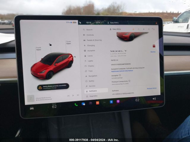5YJYGDEE4MF258006 Tesla Model Y Long Range Dual Motor All-wheel Drive