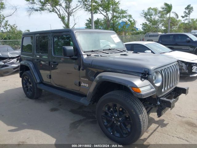 Auction sale of the 2023 Jeep Wrangler 4xe Sahara 4x4, vin: 1C4JJXP68PW562109, lot number: 39118002