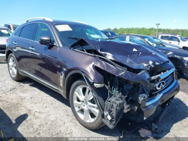 39118160 :رقم المزاد ، JN8CS1MU3FM381813 vin ، 2015 Infiniti Qx70 مزاد بيع