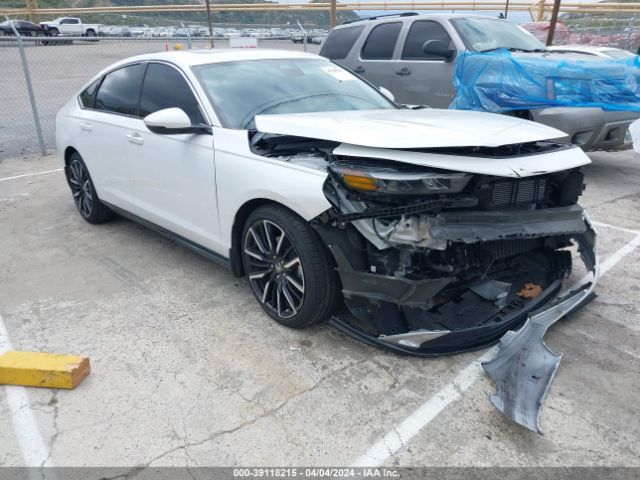 Auction sale of the 2023 Honda Accord Hybrid Touring, vin: 1HGCY2F83PA041596, lot number: 39118215