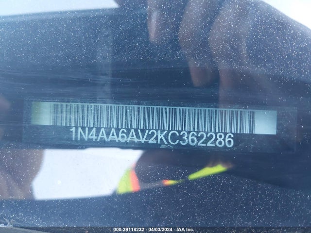 Nissan Maxima 3.5 Platinum 2019 1N4AA6AV2KC362286 Image 9