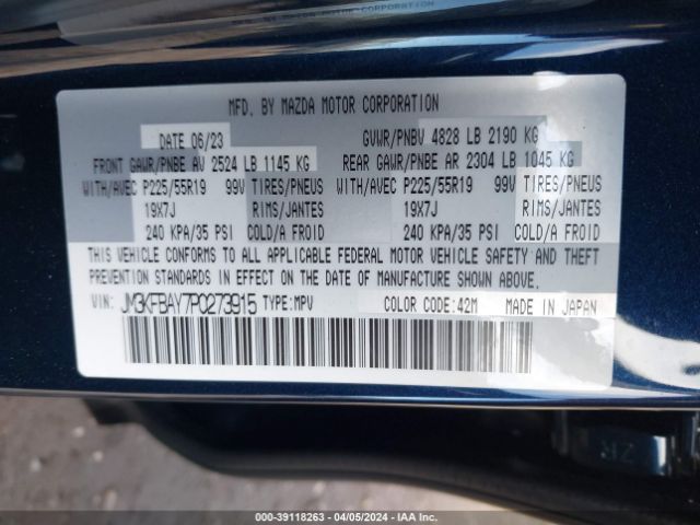JM3KFBAY7P0273915 Mazda Cx-5 2.5 Turbo