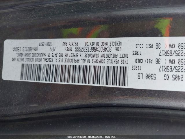 3C4PDCAB8FT537666 Dodge Journey American Value Pkg